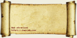 Andjelina Trifković vizit kartica